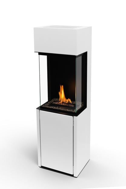 Freestanding Bioethanol Fireplace UK – Planika Arcticon White