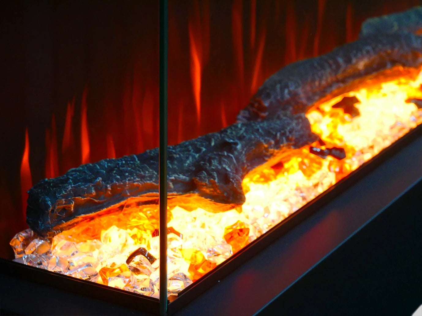 Feroza Wall-Mounted Electric Fireplace - 137 cm