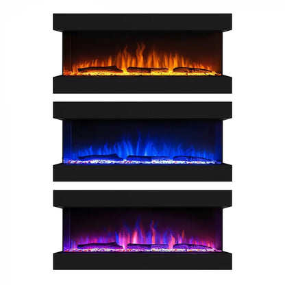 Feroza Wall-Mounted Electric Fireplace - 137 cm