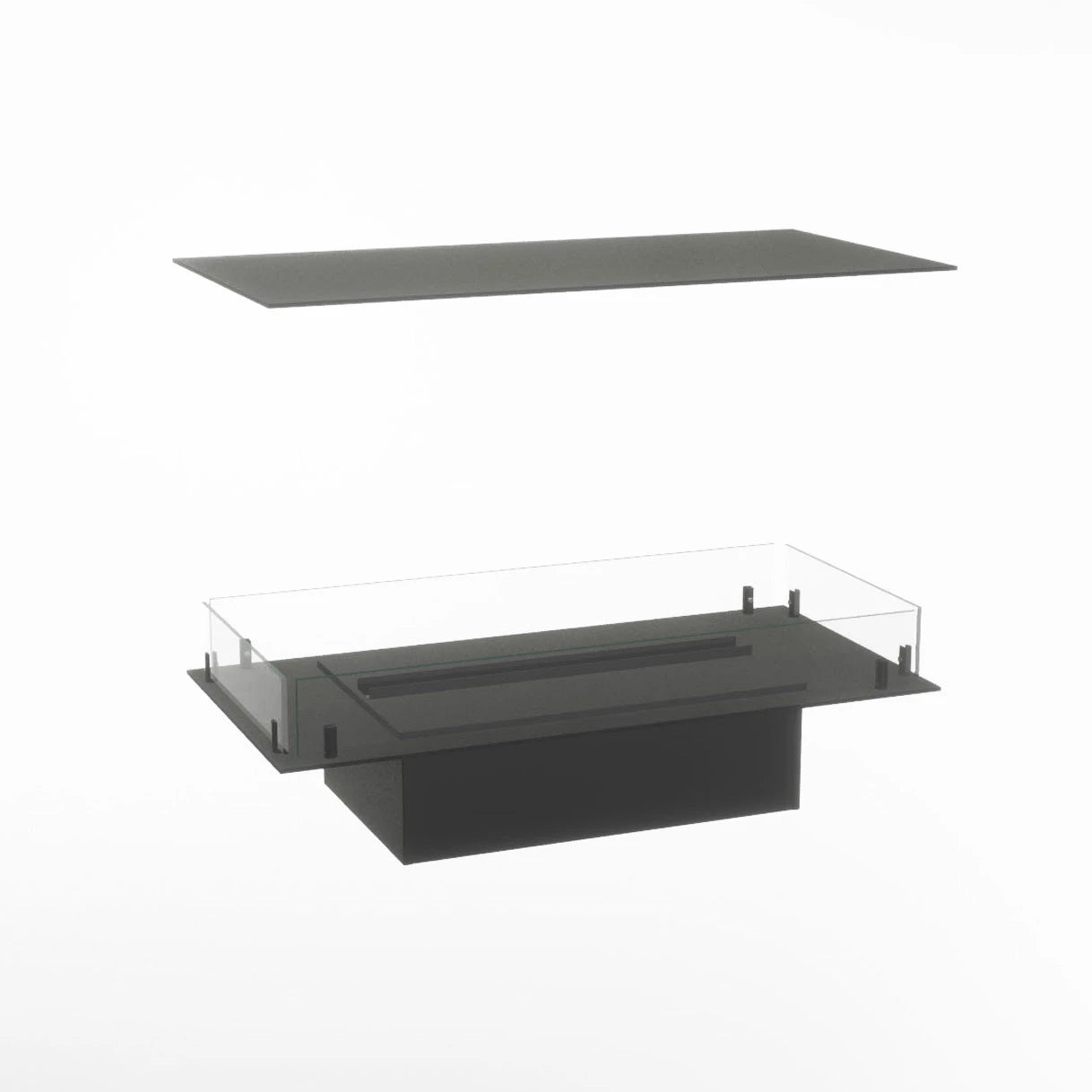 Water Vapour Fireplace UK - Foco Myst Four 800