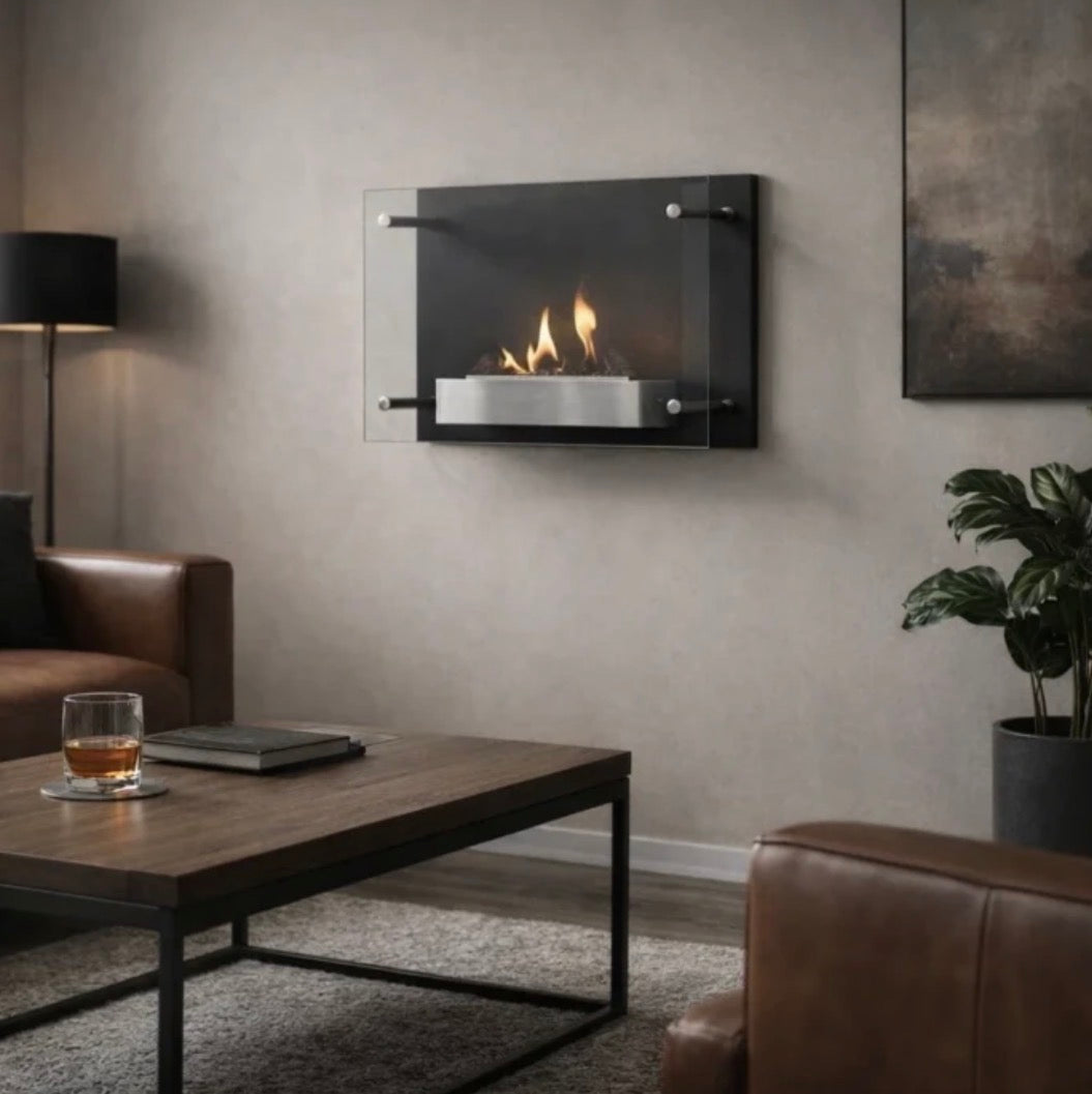 Wall Mounted Bioethanol Fireplace UK - Nevada