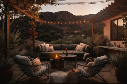 Outdoor Gas Fire Table UK – Planika Moon