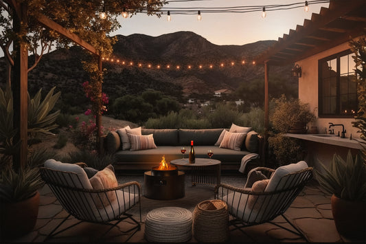 Outdoor Gas Fire Table UK – Planika Moon