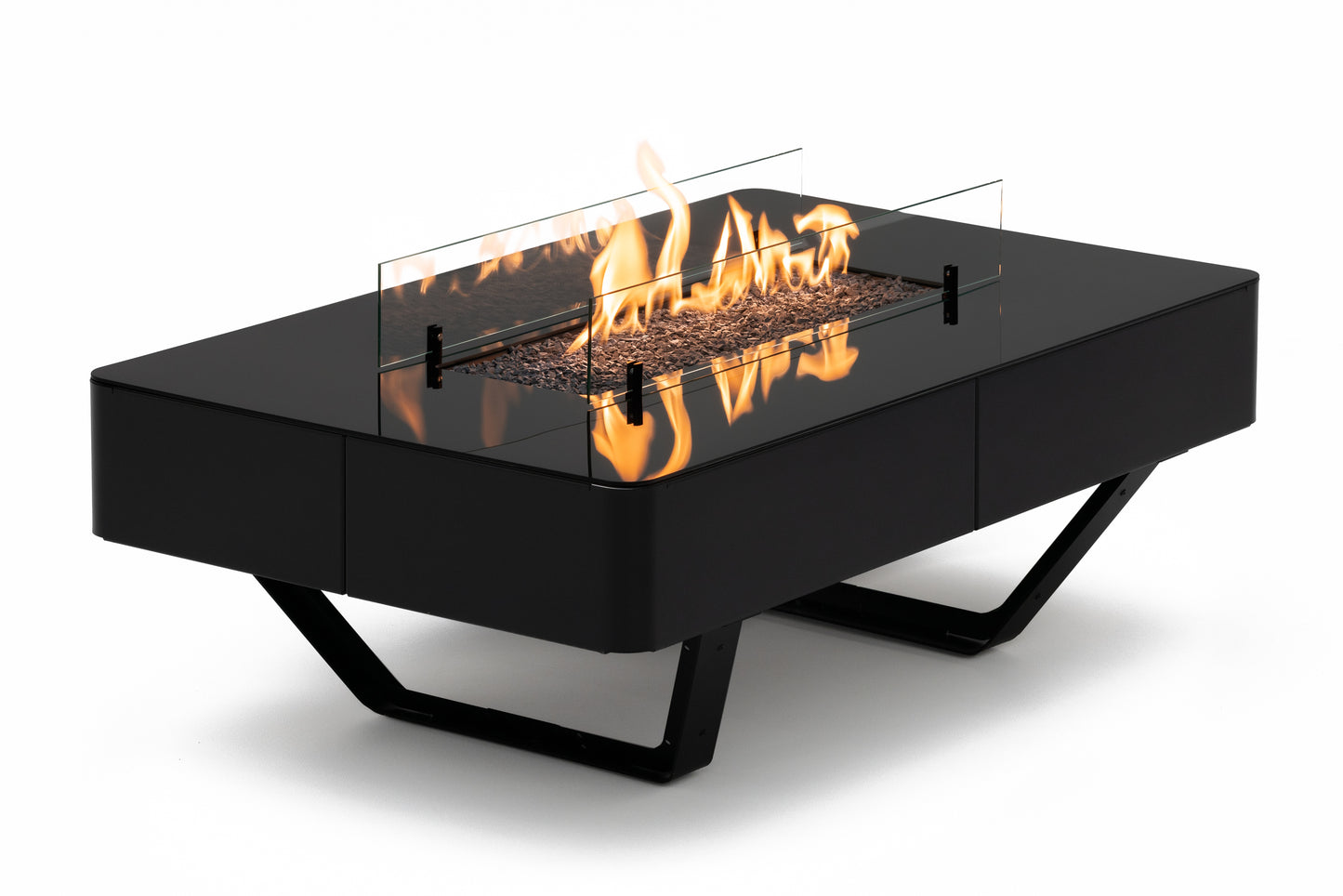 Outdoor Gas Fire Table UK – Planika Rio Table with Cover