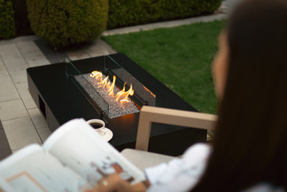 Outdoor Gas Fire Table UK – Planika Rio Table with Cover