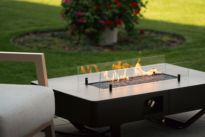 Outdoor Gas Fire Table UK – Planika Rio Table with Cover