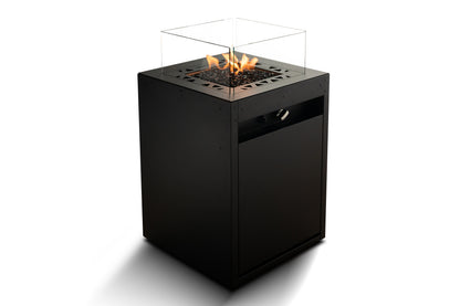 Outdoor Gas Fire Pit UK – Planika Square with Cover