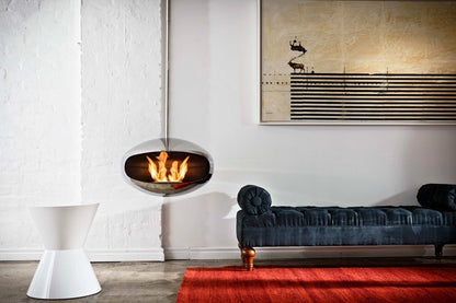 Cocoon Aeris - Polished Steel with Steel Pole