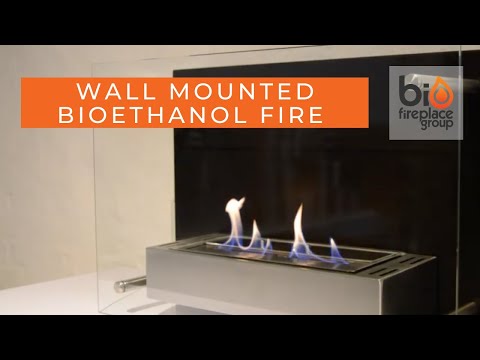 Wall Mounted Bioethanol Fireplace UK - Nevada